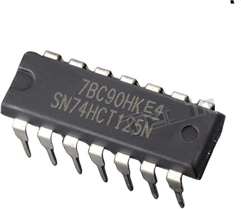 SN74HCT125N DIP14 Logic Gate IC Chip 10 PCS Set SN74HCT74N SN74HCT00N SN74HCT164N - Image 1