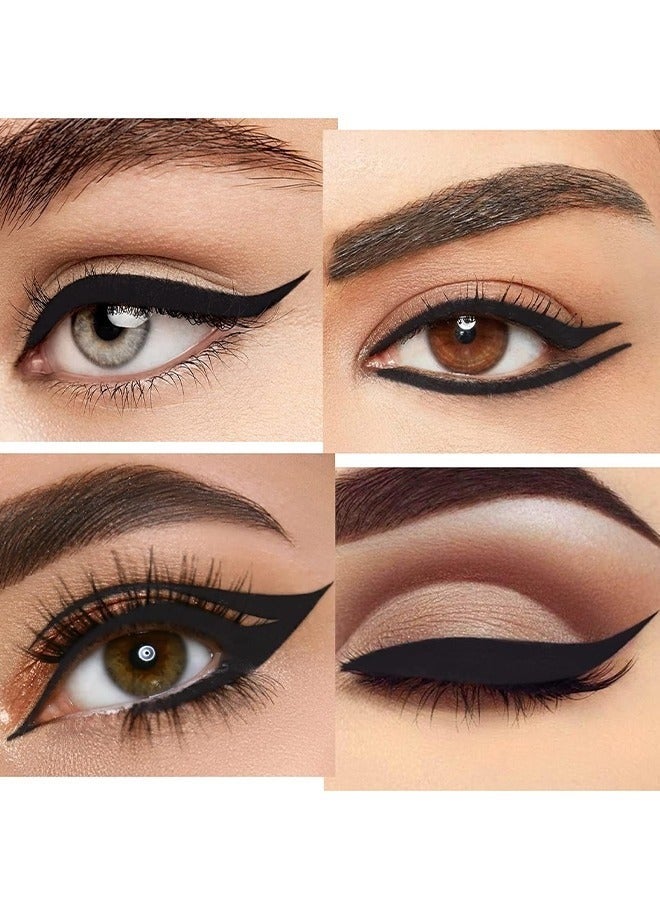 SELINE GIRL Professional Long Wear Gel Eyeliner, Black  Eyeliner Pencils, Quick Drying Eye liner Gel Stick Eye Makeup Long Lasting, Eye Makeup For Women (Black) - Image 5