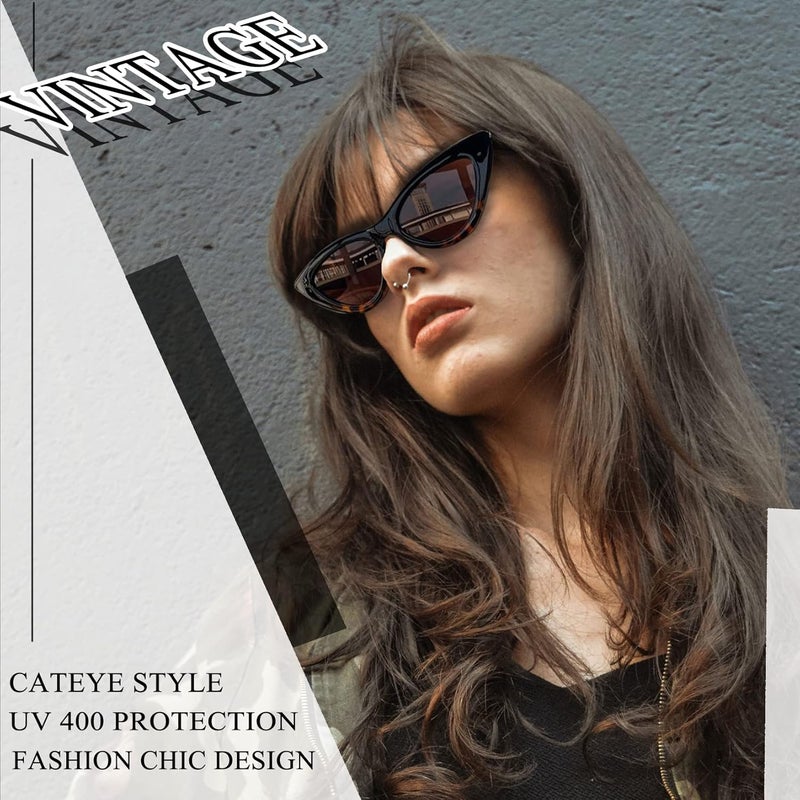 Joopin Polarized Cat Eye Sunglasses for Women Vintage Cateye Sun Glasses UV400 Protection - Image 2