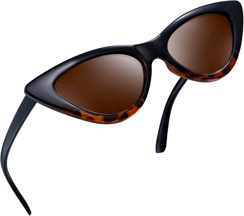 Joopin Polarized Cat Eye Sunglasses for Women Vintage Cateye Sun Glasses UV400 Protection - Image 1
