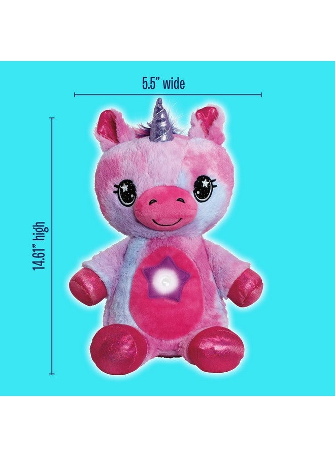 Ontel Star Belly Dream Lites, Stuffed Animal Night Light, Magical Pink And Purple Unicorn - Projects Glowing Stars & Shapes In 6 Gentle Colors, As Seen On TV - Image 3