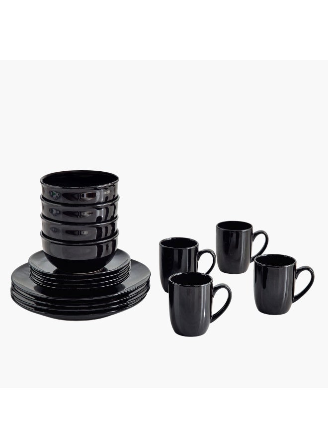 Home Box Eleganza 16-Piece Glossy Dinner Set - Serves 4 - Image 5