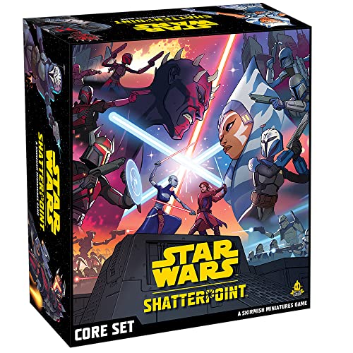 Atomic Mass Games Asmodee Star Wars Shatterpoint Core Set - Unleash The Force in a Galaxy-Wide Adventure, Tabletop Miniatures Strategy Game for Kids and Adults, Ages 14+, 2 Players, 90 Min Playtime - Image 1