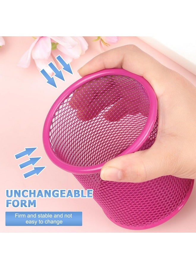 Pen Holder Cup For Desk, Wire Mesh Pencil Cup Holder For Desk Office Pen Organizer (Pink) - pzsku/Z93A9BC216F3C742F3ECFZ/45/_/1731926022/1faa5601-3e42-4219-890b-a589f486897d