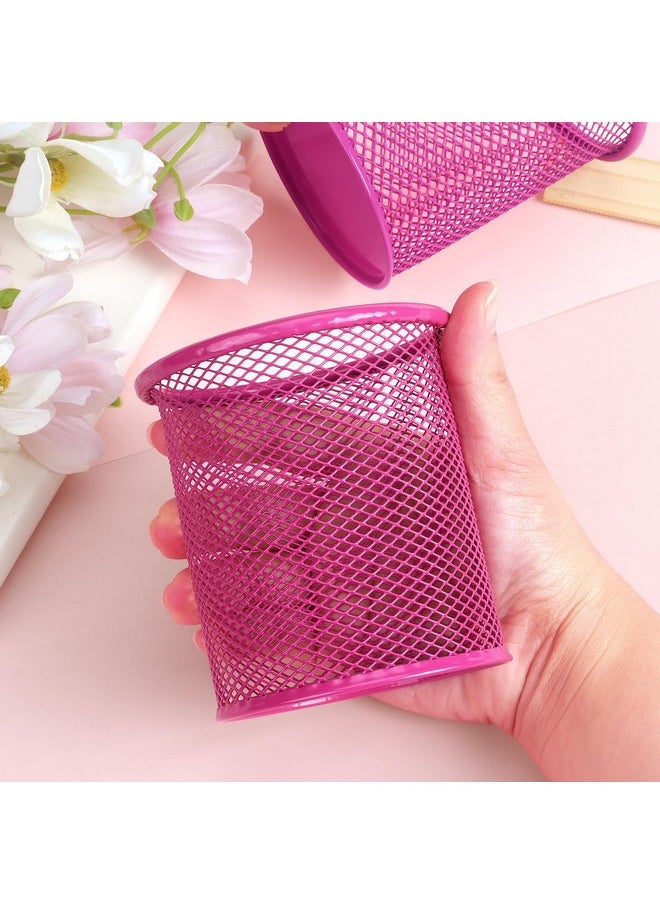 Pen Holder Cup For Desk, Wire Mesh Pencil Cup Holder For Desk Office Pen Organizer (Pink) - pzsku/Z93A9BC216F3C742F3ECFZ/45/_/1731926023/cec32498-6e2a-43ed-988d-9e4e6a27c3da