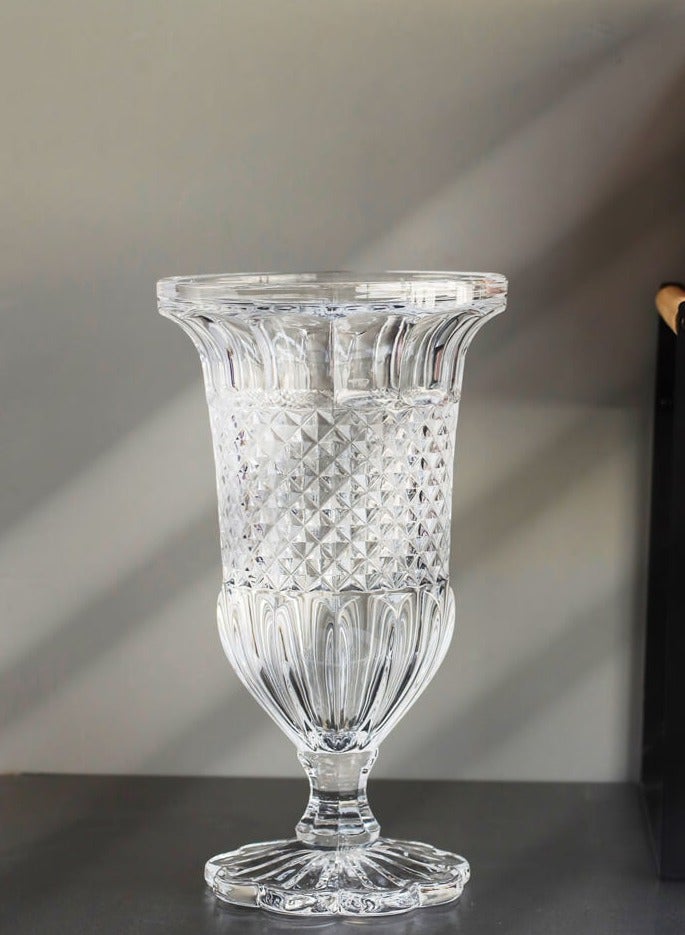 Si Bonne Crystal Glass Vase 14*25 – A beautifully crafted piece that brings elegance and a touch of luxury to any space. - Image 2