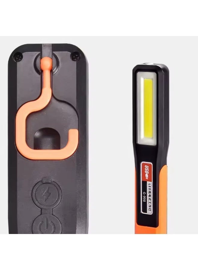 LED Charging Working Lamp, 360 Degree Rotatable, Portable Hanging Hook ,Magnetic Base ,Rechargeable COB Work Light For Emergency Camping Car Repair - Image 4