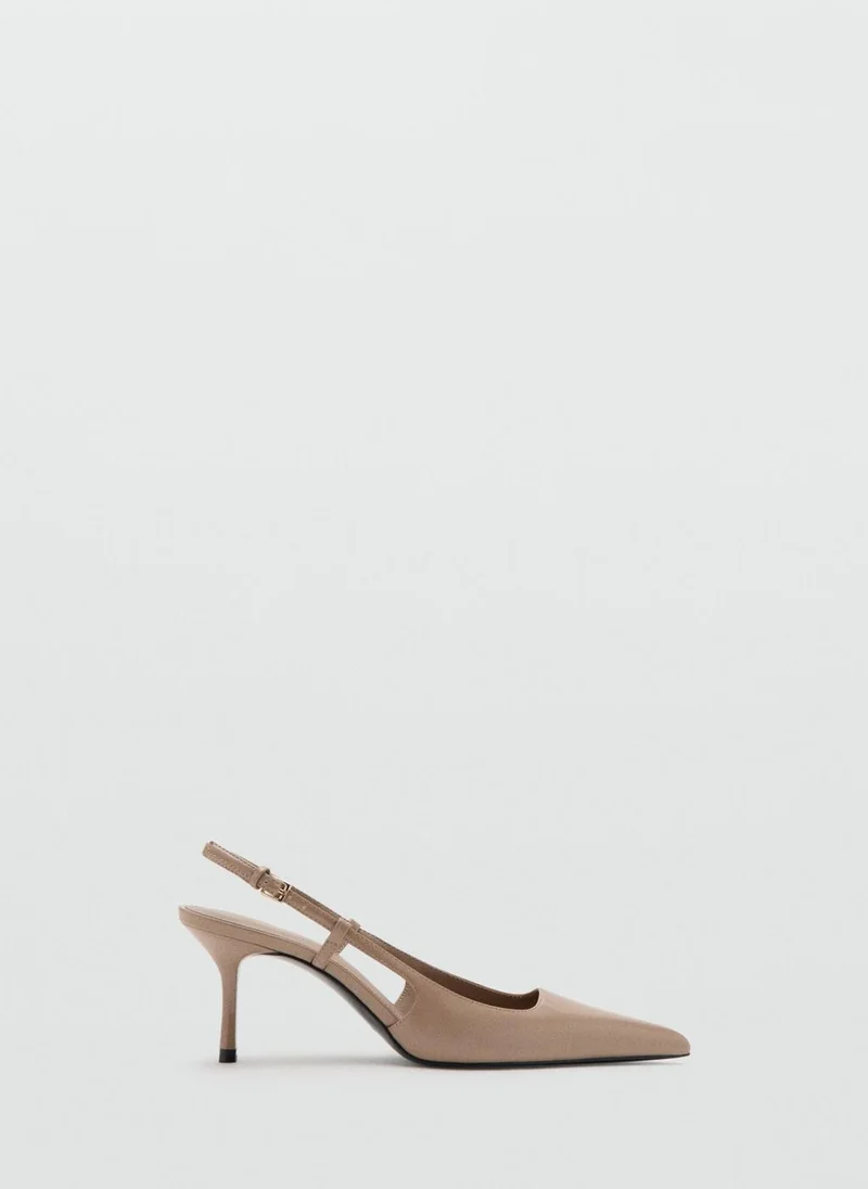 MANGO Patent heeled shoes