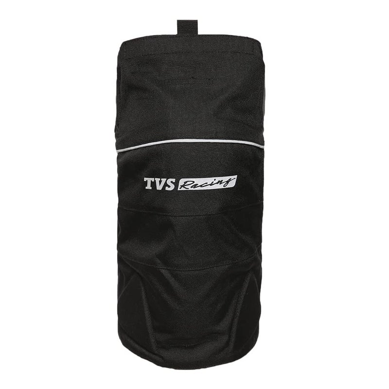 TVS Knee Guards for Bikers-CE Level 2 Certified Impact Resistance, Enhanced Visibility with Reflective Accents, Adjustable & Comfort Fit, 600D Polyester, Breathable for Long Rides (Black-L) - Image 1