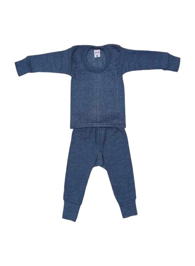BONUM New Latest Winter Wear Thermal Innerwear Top & Full Pant Woolen Warmer Combo Set for Girls Boys, Kids Unisex Body Warmer Thermal (Set of 3) - Image 4