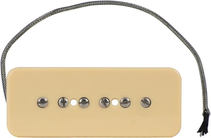 FLEOR Electric Guitar Neck Pickup Single Coil Pickup Cream P90 Soap Bar Pickups - Alnico 5 - Image 3