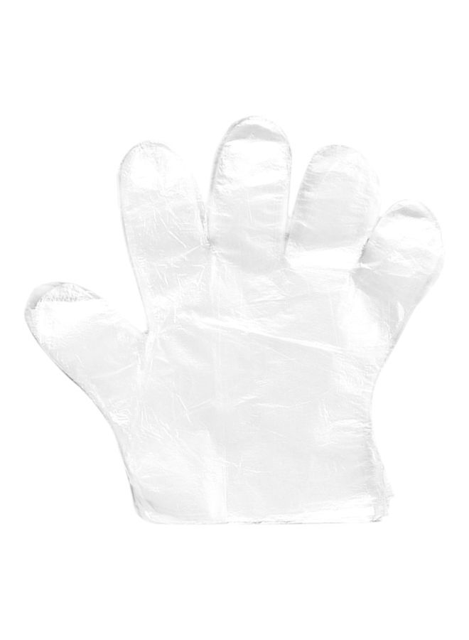 NIBEMINENT 100-Piece Disposable Glove Clear - Image 1