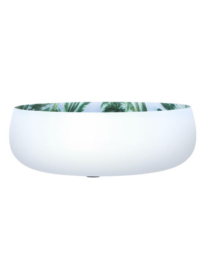 السيف  طبق تقديم 28X28X9 سم أبيض أخضر - Image 1