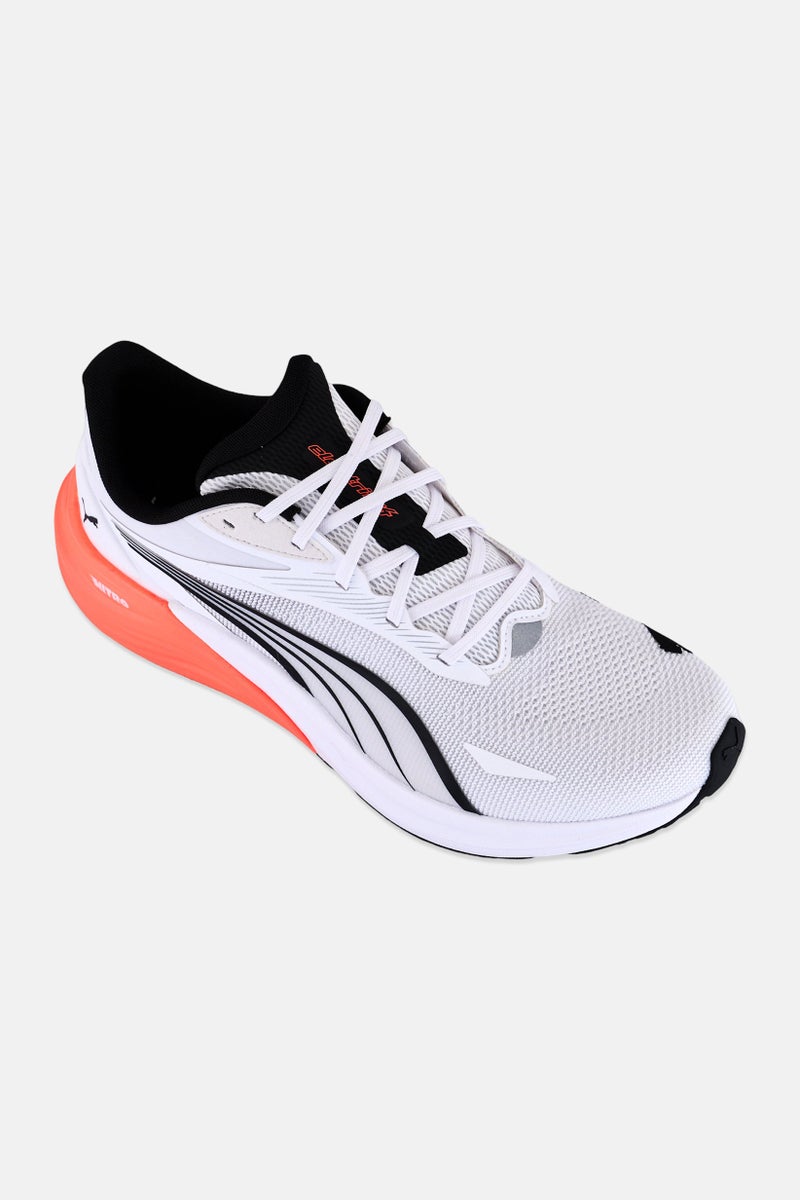 PUMA Men Electrify Nitro 4 Lace Up Running Shoes, White - Image 1