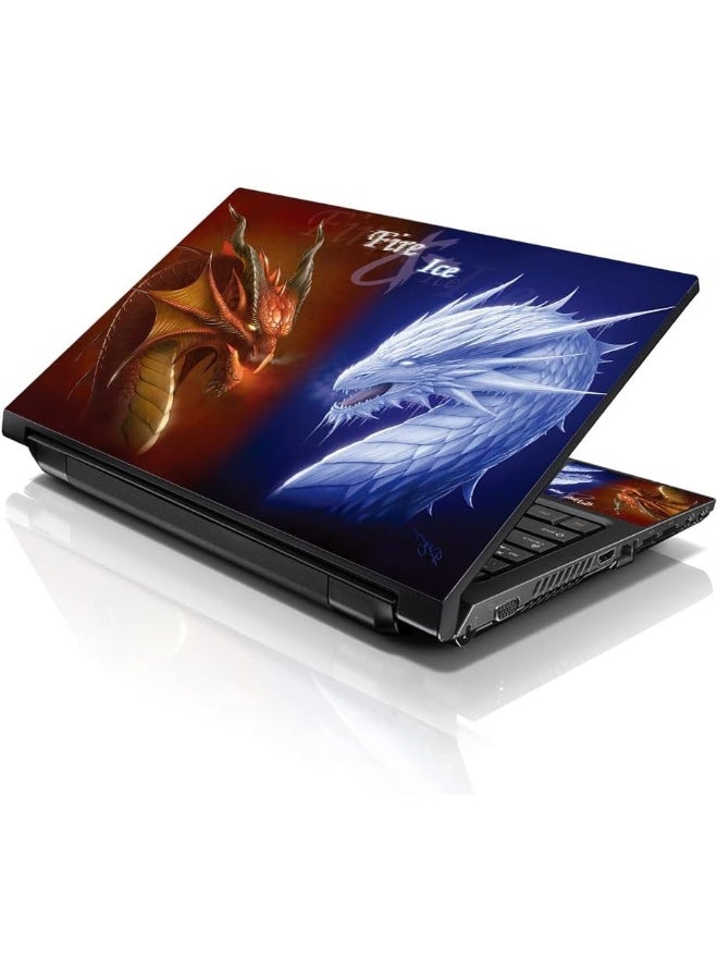 Lss Fire & Ice Dragons Laptop Skin - Image 1