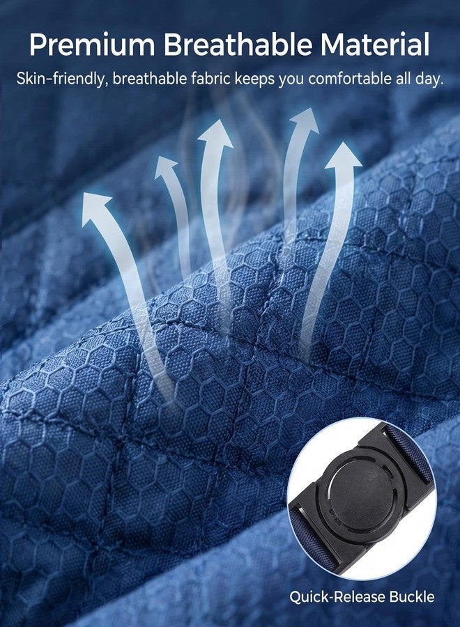 KUAZIDAR Wheelchair Harness Vest with Storage Pocket, Adjustable Torso Support Safety Belt, Breathable Restraint Strap to Prevent Sliding & Falling for Elderly & Disabled Users - Image 3