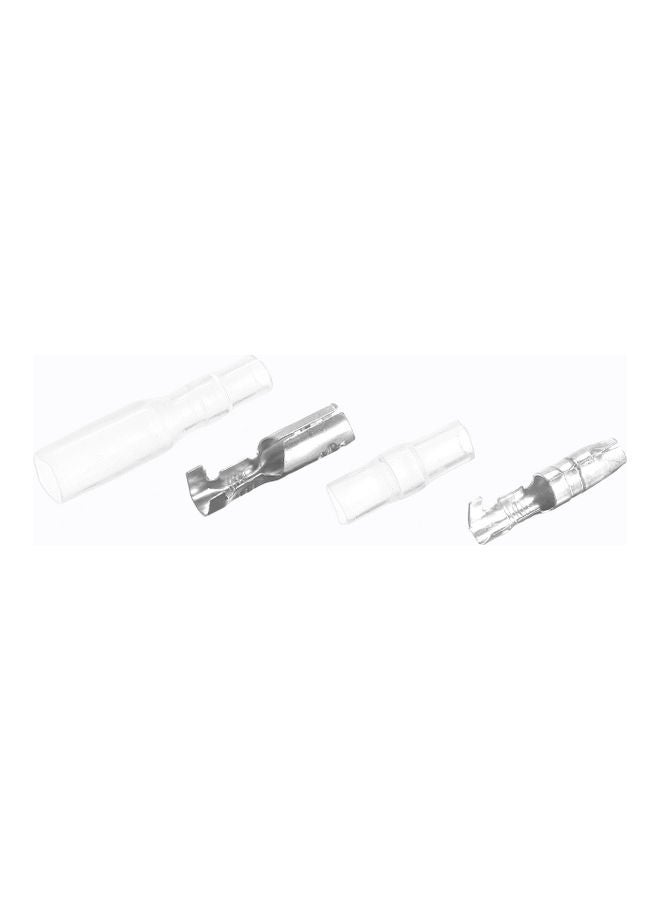 NIBEMINENT 200-Piece Wire Terminals Silver 15.00x2.00x10.00cm  - Image 3