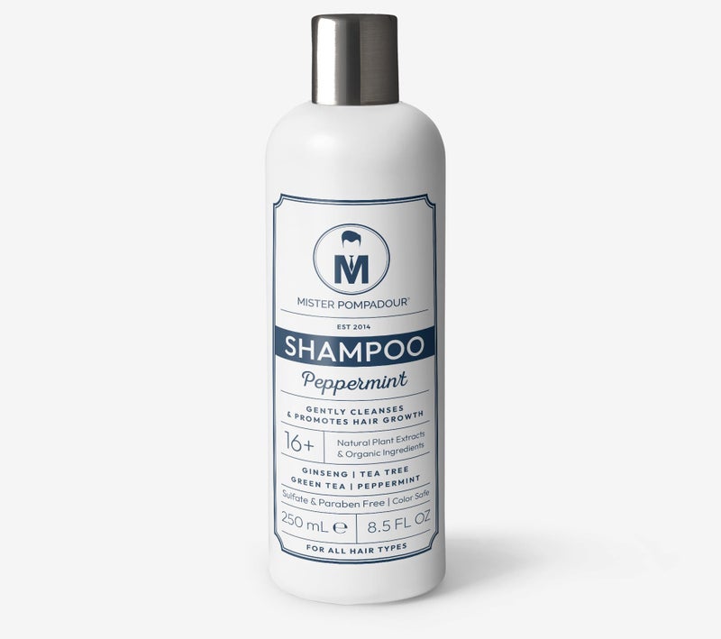 Mister Pompadour Peppermint Shampoo - 8.5 oz - Look Sharp. Be Confident