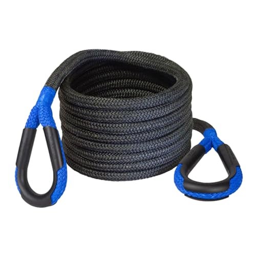 Bubba Rope Power Stretch Recovery Rope, 7/8” x 20 ft. – Heavy-Duty Vehicle Recovery Rope: 28,600 lbs. Breaking Strength - Blue - Image 1