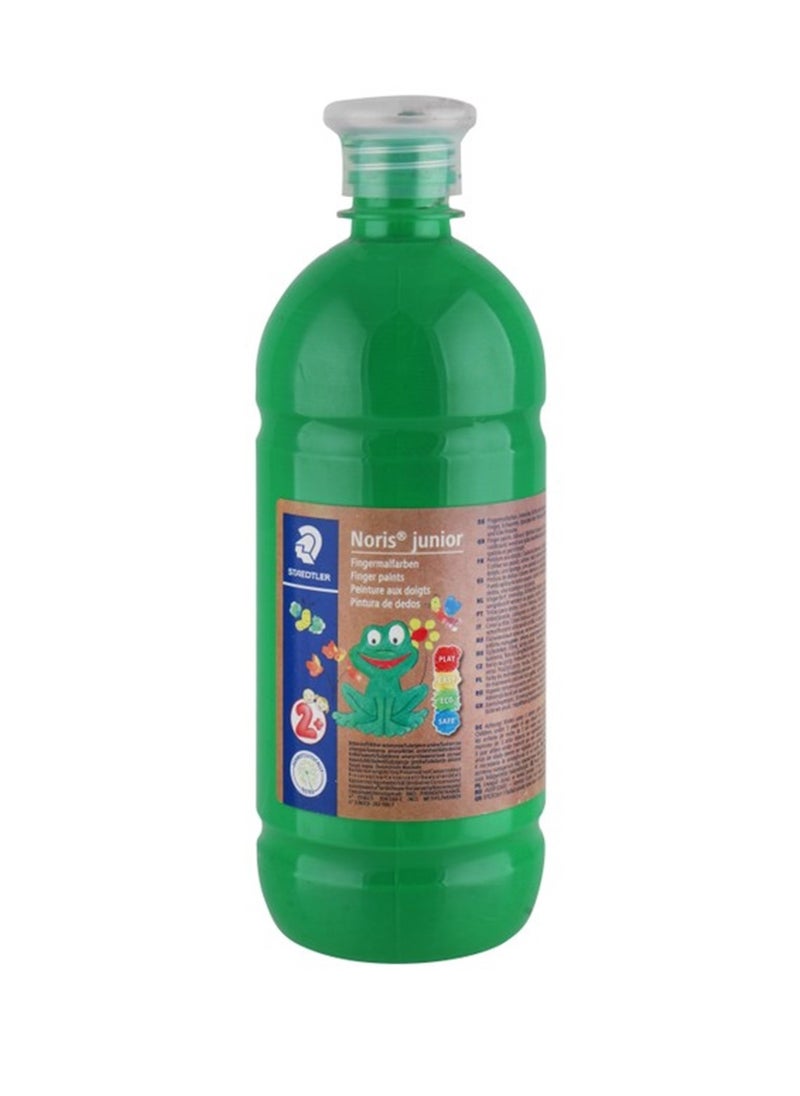 STAEDTLER Noris Junior Finger Paint Green 750ml  - Image 1