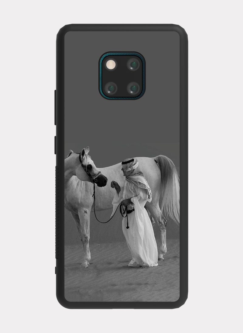 PXLAAT Huawei Mate 20 Pro case cover Horse and horseman - Image 1