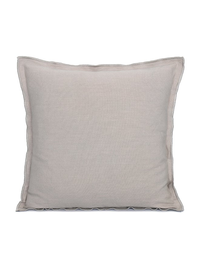 خدادية كاتان باللون البيج من كوتاج 50*50 سم