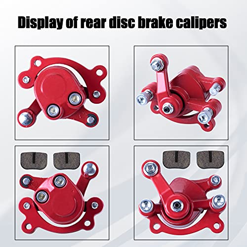 MWMNUN Rear Disc Brake Caliper with Brake Pads Compatible with Predator 212 Moto MM-B80 80CC 2.5HP MM-B105 Motovox MBX10 MBX11 MBX12 Mini Dirt Bike Classic 47cc 49cc Pocket Bike Stand Up Goped Scooter - Image 2