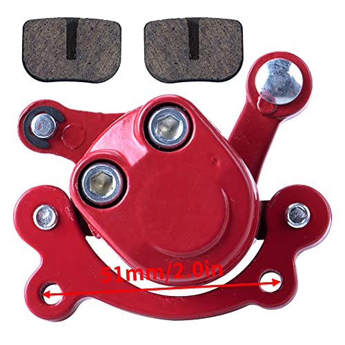 MWMNUN Rear Disc Brake Caliper with Brake Pads Compatible with Predator 212 Moto MM-B80 80CC 2.5HP MM-B105 Motovox MBX10 MBX11 MBX12 Mini Dirt Bike Classic 47cc 49cc Pocket Bike Stand Up Goped Scooter - Image 5