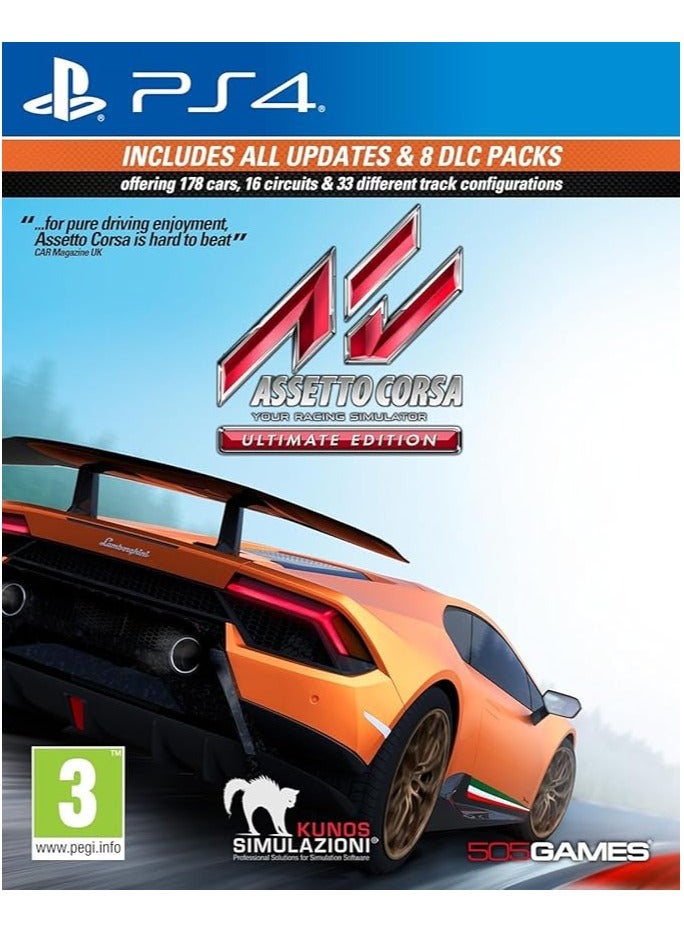 H120 Assetto Corsa Ultimate Edition for PS4 - PlayStation 4 - Original - Image 1