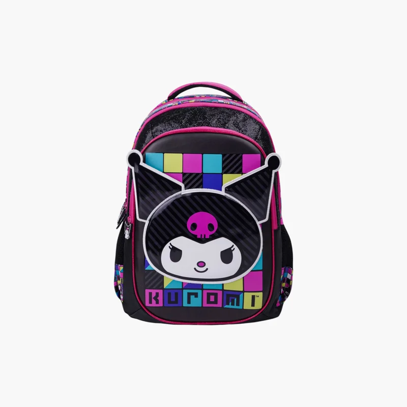 سانريو "SANRIO KUROMI AMBITION 16"" BACKPACK"