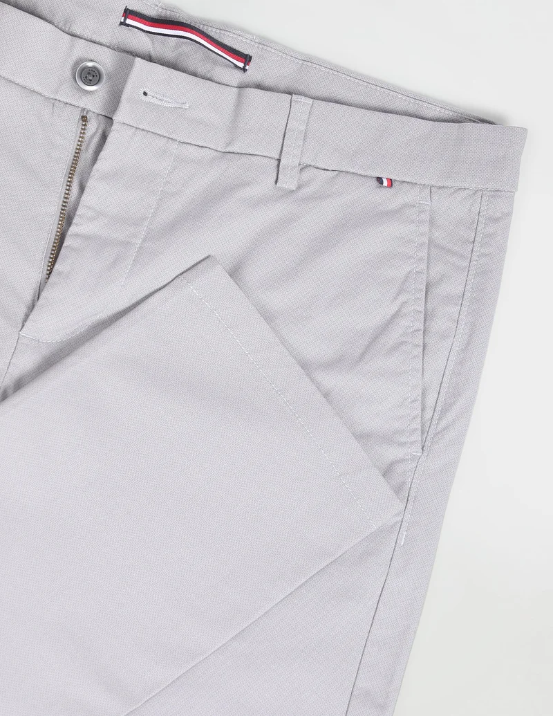 Arrow Grey Geometric Print Smart Flex Trousers for Men | Best Price UAE