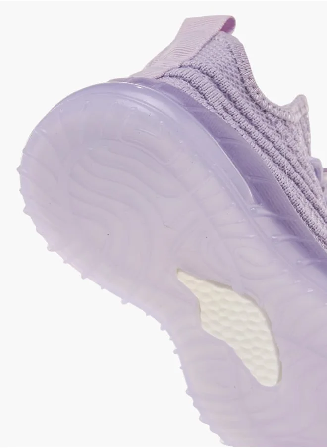 Oaklan by Shoexpress Girls Monotone Sports Shoes with Lace-Up Closure