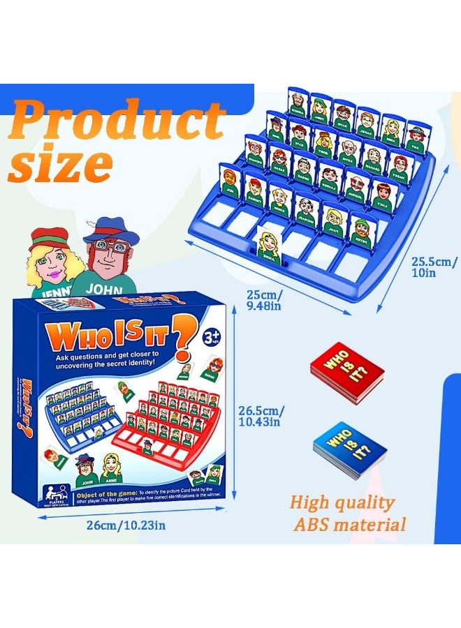 TFiOXL Who Is It Game, Who Is It Funny Guessing Game Board Game, Family Guess What Game, Guess Who Whats Their Name, Who Am I Game Classic Guess Game for Family Parents Children Party - Image 2