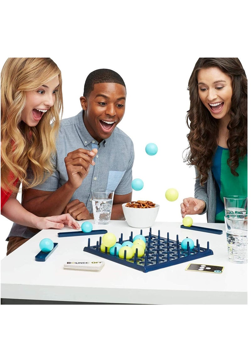 Generic - Bounce Off Game, Family Bouncing Balls Board Game With Pattern Challenge For Party, With 16 Balls, 9 Challenge Cards And Game Grid For Party, 2-4 Players Game - Image 1