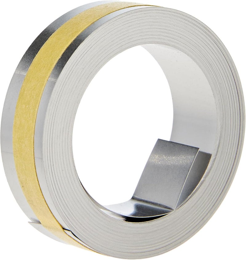 DYMO Non-Adhesive Stainless Steel Embossing Tape - 12.7 cm - Image 1