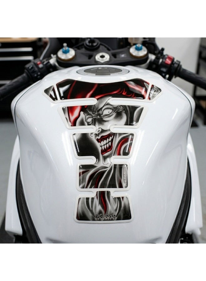 KEITI Motorcycle Tank Pad 3D Gel Fuel Tank Protector Sticker - Image 2