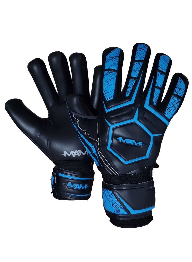 مام قفازات حارس المرمى الرجالية مع شرائط متينة قابلة للإزالة ومسكة اليد - Image 1