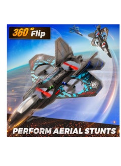 LIVVY RC Fighter Jet – طائرة مقاتلة جيت Jet Fighter L0712 تحكم عن بعد – LED Lights, USB Charging & Remote Control Airplane Toy for Kids & Adults | لعبة طائرة مقاتلة جيت فيتر جيت مع إضاءة LED وشحن USB، طائرة تحكم عن بعد للأطفال والكبار  - Image 5