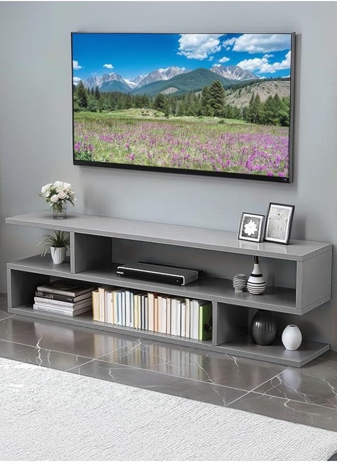 RATSAW 3-Tiers Personalized TV Table TV Rack Cabinet Modern Media Storage Stand Console Coffee Table Home Office Storage Rack Side End Table TV Stand Entertainment Center with open storage TV cabinet for Living Room Bedroom Office  - Image 1