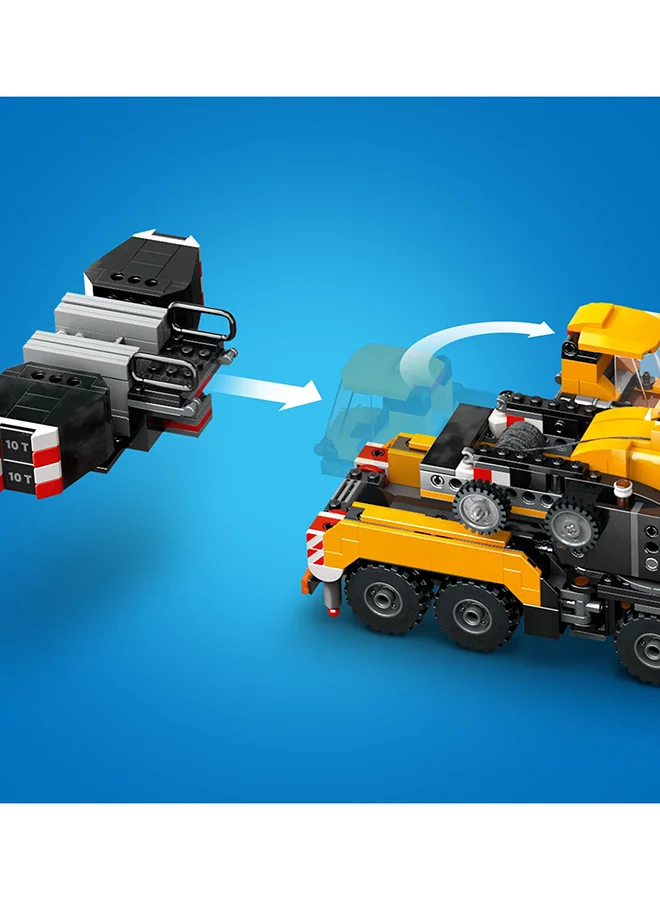 ليغو مجموعة لعبة رافعة البناء المتنقلة الصفراء 60409 من LEGO® City