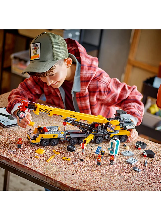 ليغو مجموعة لعبة رافعة البناء المتنقلة الصفراء 60409 من LEGO® City