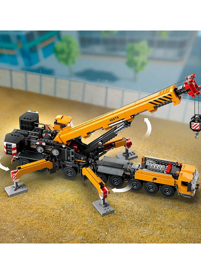 ليغو مجموعة لعبة رافعة البناء المتنقلة الصفراء 60409 من LEGO® City