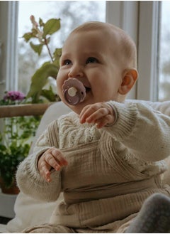 FRIGG Round Silicone Baby Pacifier 6-18M 6-Pack Blooming Love - Size 2  - Image 2