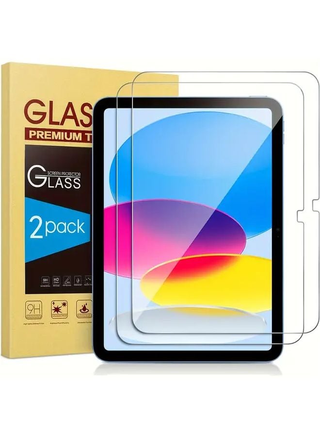 2 Pack Tempered Glass Screen Protector for iPad 11 2025 11 Inch Anti Glare Anti Fingerprint 9H Hardness - Image 1