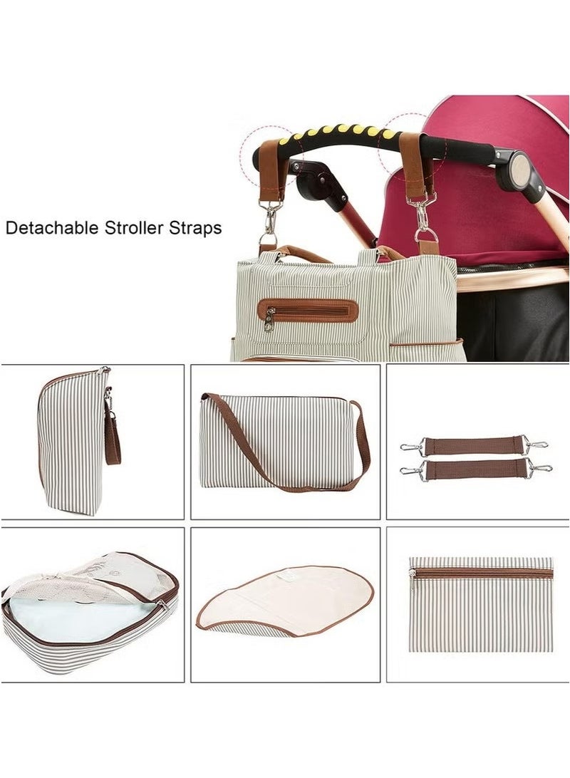 جونيس مجموعة من 6 كيس الحفاضات مع خطايات وحفاضات تغيير الحصيرة - Image 4