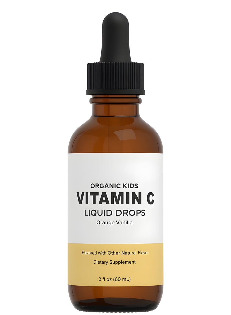 ORGANIC KIDS VITAMIN C LIQUID DROPS Orange Vanilla 60 mL