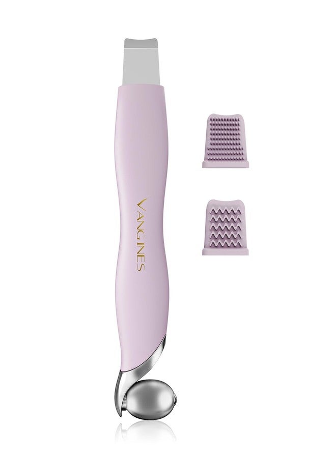 Vangines 2-in-1 Blackhead Scraper & Ice Roller, Face Spatula Tool for Blackhead Removal and Pore Cleaning, Cooling Roller for Men & Women (Berry Mauve) - Image 1