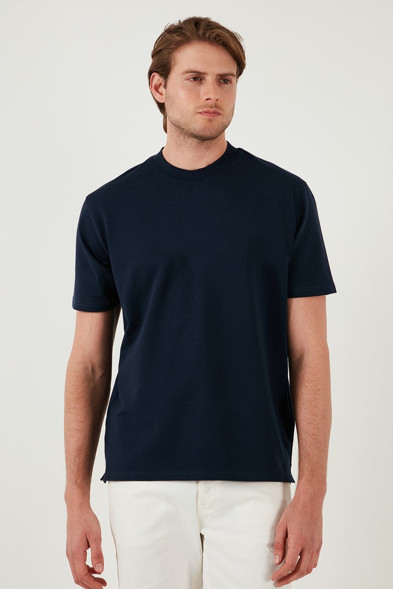 Buratti Cotton Crew Neck Relaxed Fit Basic T Shirt Men's T Shirt 5902610  - Image 4