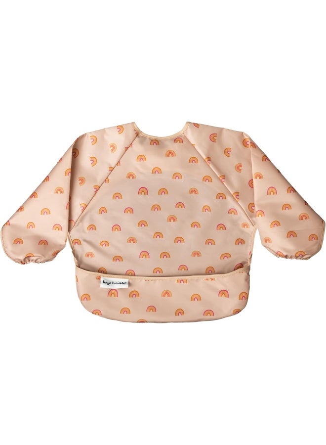 Tiny Twinkle Tiny Twinkle Mess Proof Baby Bib, Cute Full Sleeve Bib Outfit, Waterproof Bibs for Toddlers, Machine Washable, Tug Proof Closure, Baby Smock for Eating, Long Sleeve  - Image 1