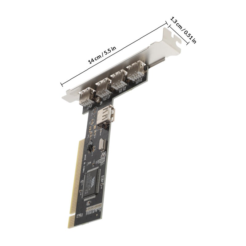 📱 بطاقة توسعة سريعة مع 5 منافذ USB 2 0 لأنظمة PCI - Image 2